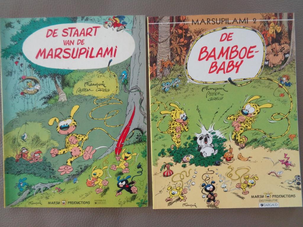 Marsupilami (Franquin) - album 1 en 2 - 1e dr. 1987/88, Enlèvement ou Envoi