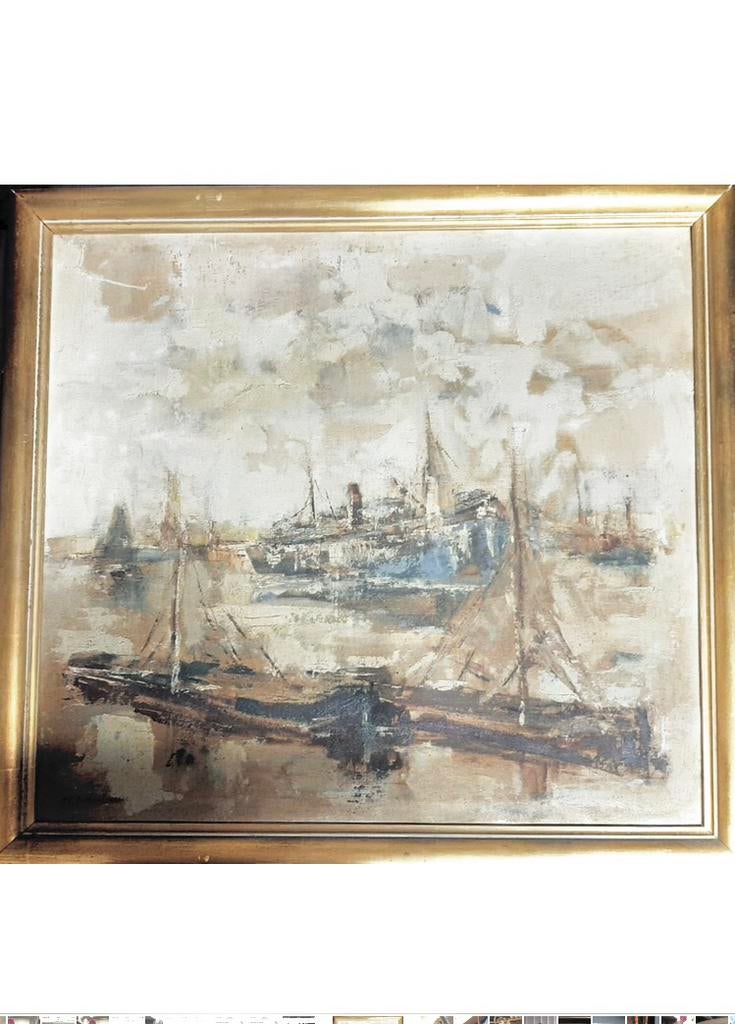 Edmond De Meulenaere - Schilderij op paneel gesigneerd, Antiquités & Art, Art | Peinture | Classique, Enlèvement