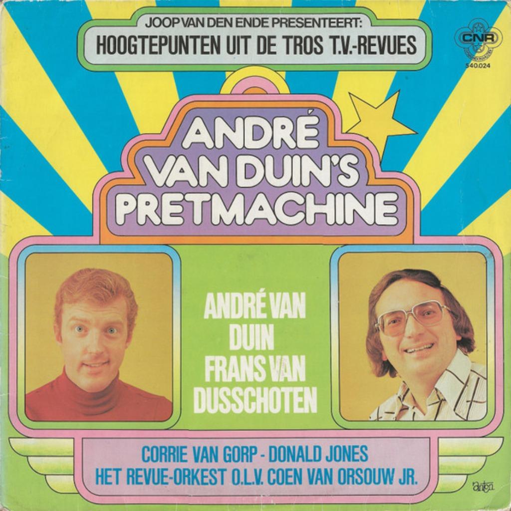 Andre Van Duin's Pretmachine, Cd's en Dvd's, Vinyl | Nederlandstalig, Gebruikt, Overige genres, 12 inch, Ophalen of Verzenden