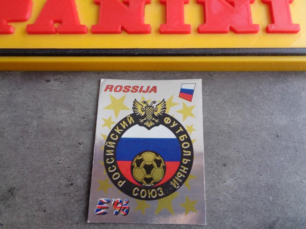 PANINI VOETBAL STICKER  EURO 96 EK  EMBLEEM  NR 255, Hobby en Vrije tijd, Stickers en Plaatjes, Sticker, Ophalen of Verzenden