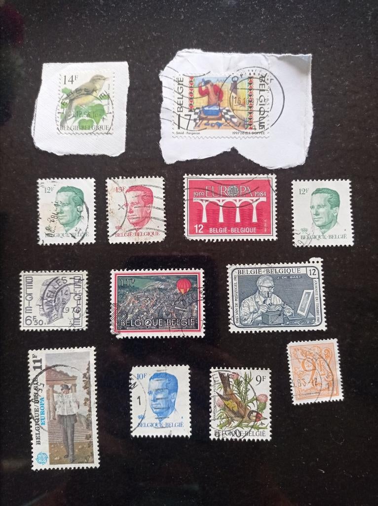 Lot Belgische postzegels, Ophalen of Verzenden