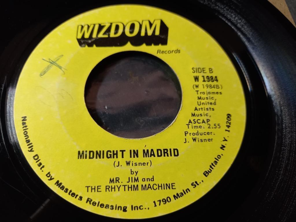 Mr. Jim And The Rhythm Machine– Midnight In Madrid "Popcorn, CD & DVD, Vinyles Singles, Comme neuf, Jazz et Blues, Envoi