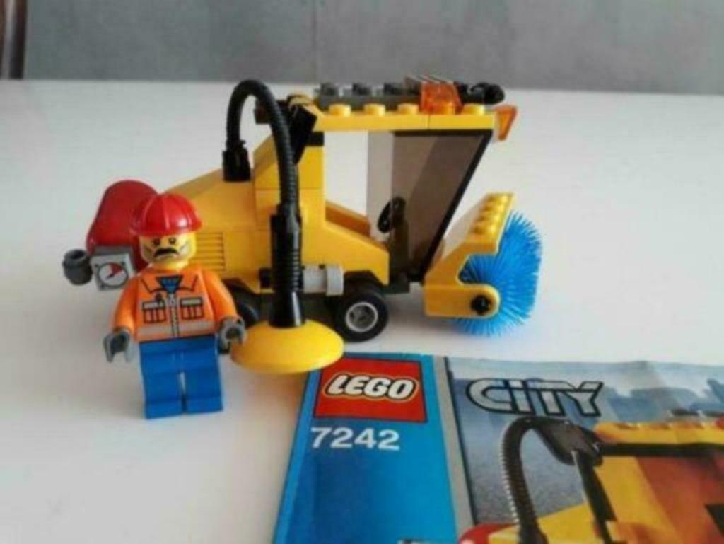Lego setje 7242 Straat veger, Kinderen en Baby's, Speelgoed | Duplo en Lego, Ophalen of Verzenden, Zo goed als nieuw, Complete set