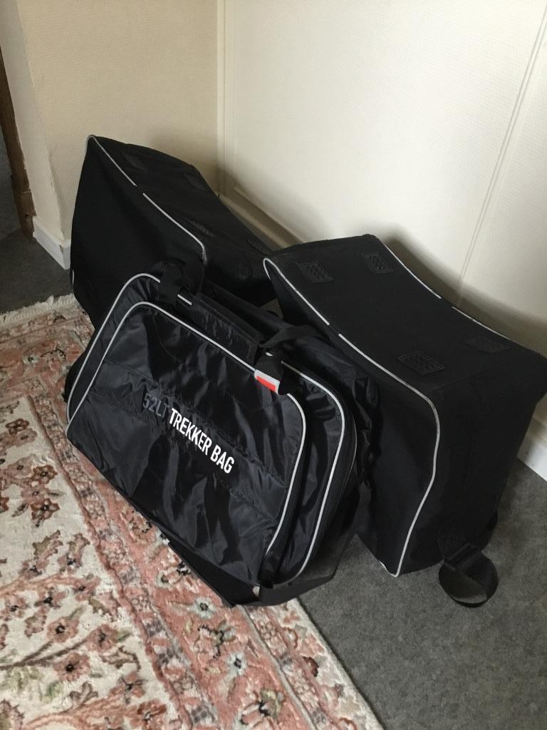 2 Sacoches intérieures valises Alu BMW et 1 sac Top case, Ophalen of Verzenden, Zo goed als nieuw