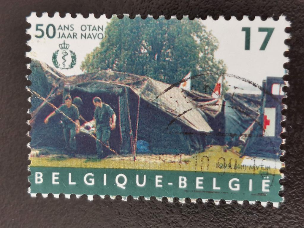Belgique 1999 - 50 ans de l'OTAN - service médical, Enlèvement ou Envoi, Affranchi