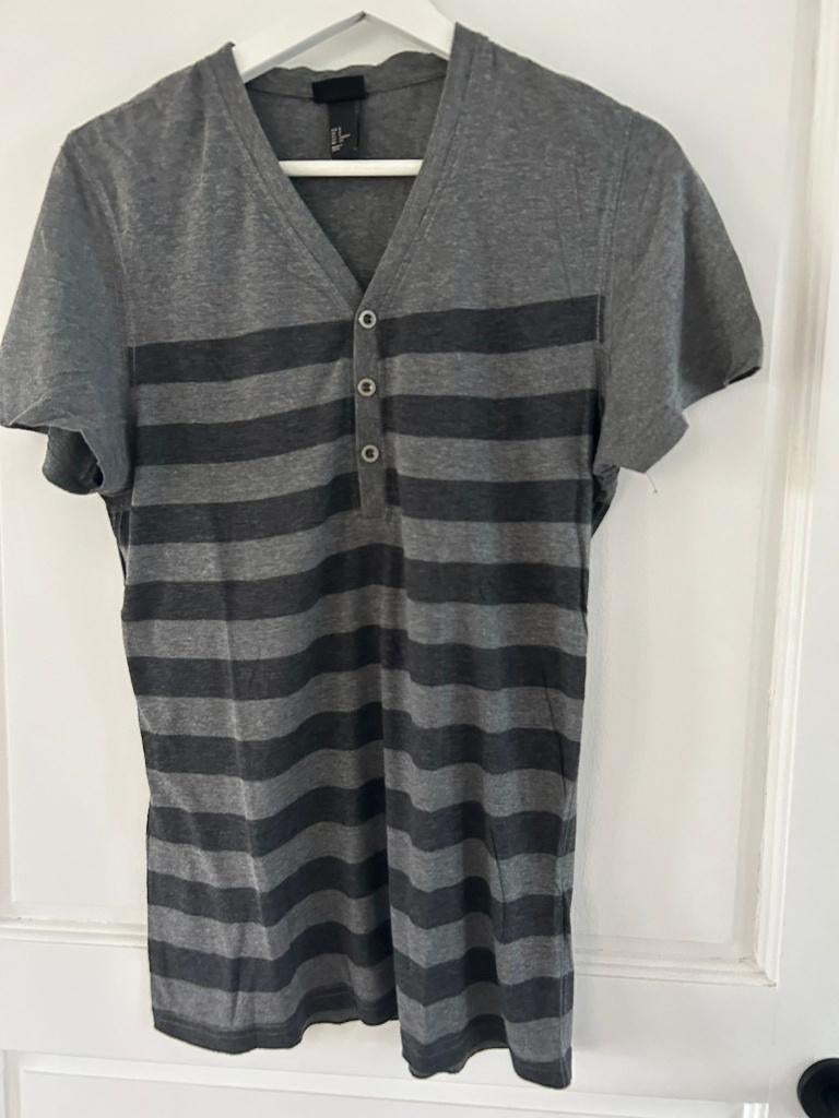 Chemise H&M gris noir S, Vêtements | Hommes, T-shirts, Gris, Enlèvement ou Envoi, Porté, H&M
