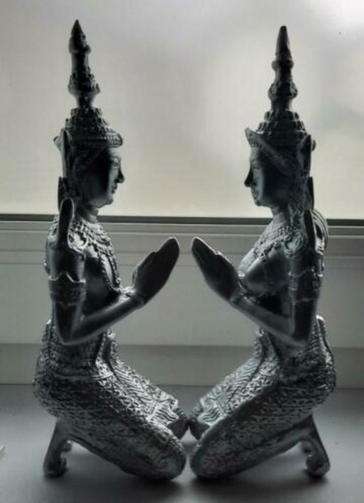 Boeddha,Buddha,Teppanom,Thai Tempelwachters,Thailand;;,,,,,,, Huis en Inrichting, Woonaccessoires | Boeddhabeelden, Nieuw, Ophalen
