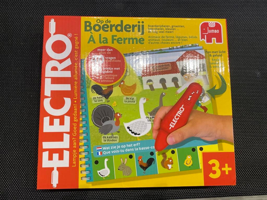 Electro op de boerderij e.a., Hobby en Vrije tijd, Gezelschapsspellen | Overige, Zo goed als nieuw, Ophalen