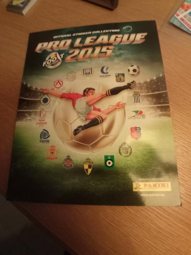 Autocollants Panini Pro League 2015, Collections, Enlèvement ou Envoi, Comme neuf