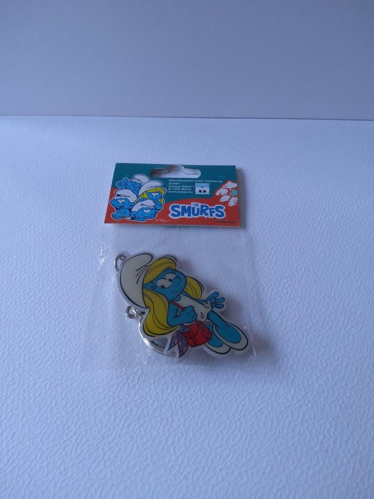 Smurfin sleutelhanger, Verzamelen, Smurfen, Ophalen of Verzenden, Nieuw, Smurfin