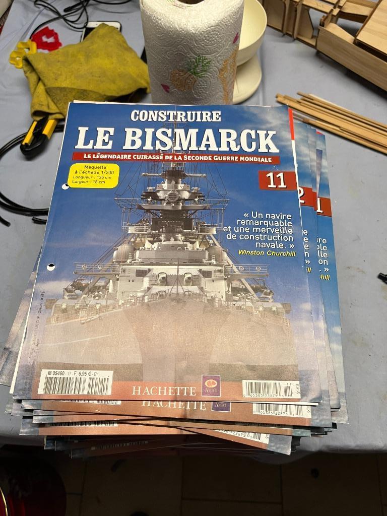 Bateau "Bismarck" édition Hachette à construire, Hobby & Loisirs créatifs, Modélisme | Bateaux & Navires, Comme neuf, 1:200 ou moins