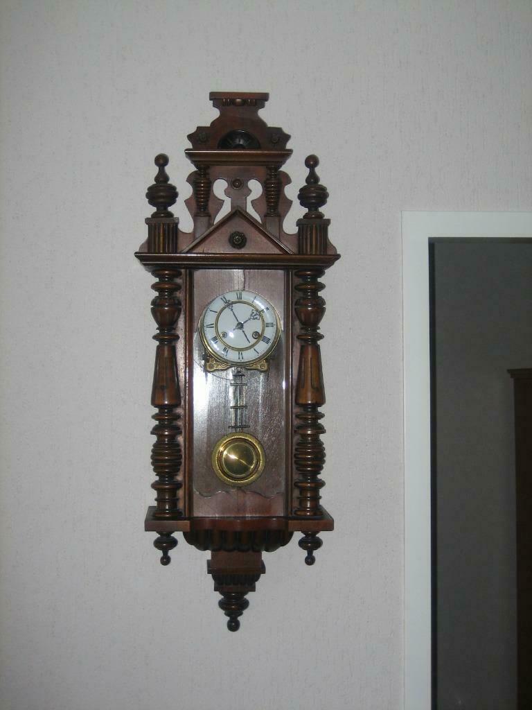 TE KOOP: Mooie antieke regulateur, Swiss made, Antiek en Kunst, Ophalen