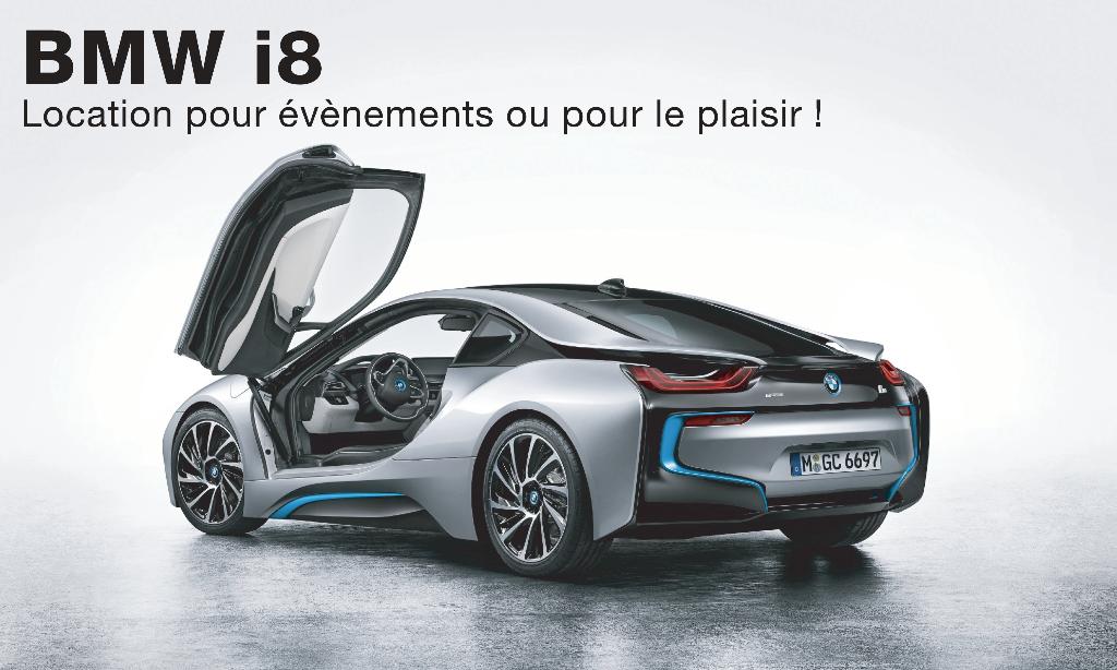 BMW i8, Enlèvement, Comme neuf