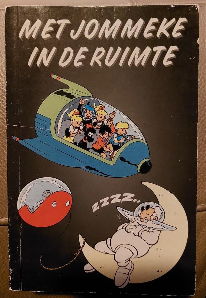 BOEK - STRIP -  MET JOMMEKE IN DE RUIMTE - NR 31 - ZELDZAAM, Het Volk, Eén stripboek, Ophalen of Verzenden, Zo goed als nieuw