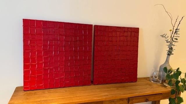 schilderij (2 luik), Ophalen