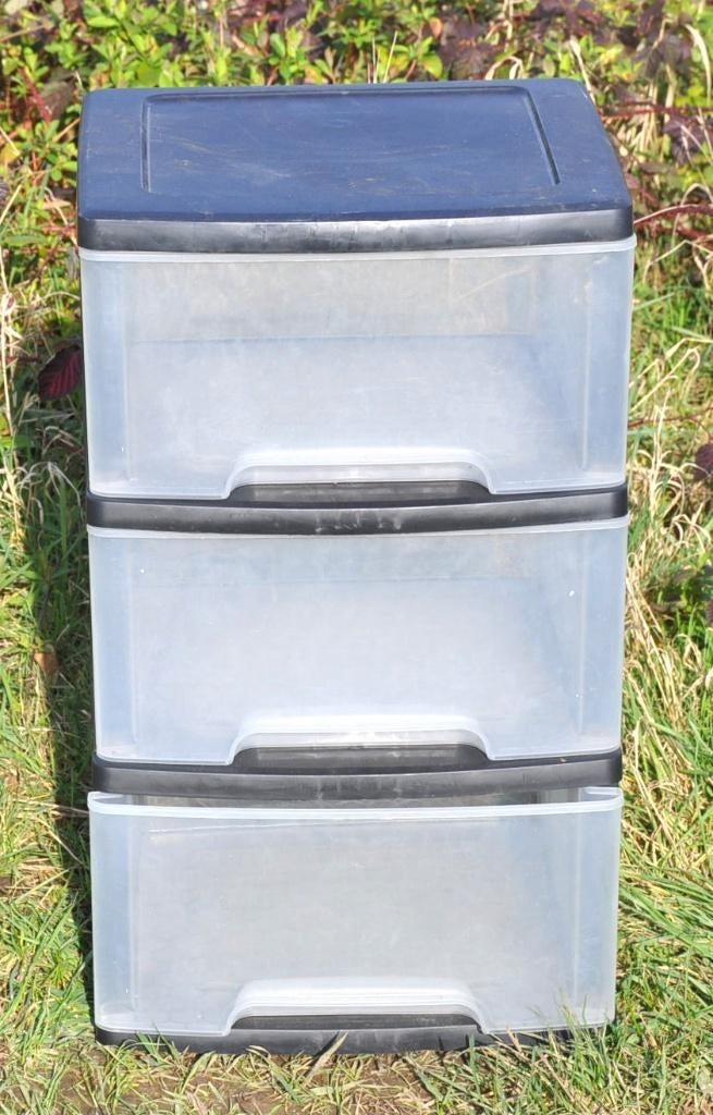 armoire de rangement 3 tiroirs en plastique, Enlèvement ou Envoi, Comme neuf