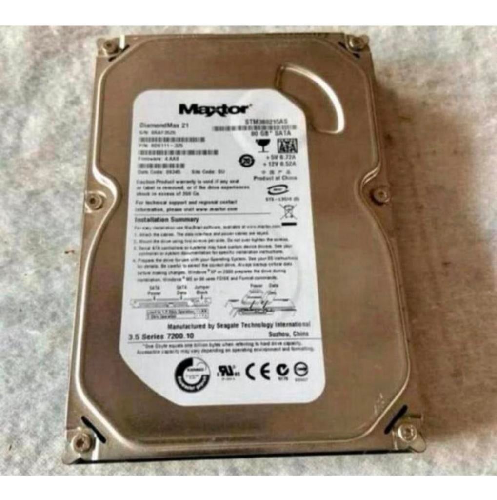 Maxtor Diamond Max 21 STM380215AS Series 3.5" 80GB SATA 80, Ophalen of Verzenden, Zo goed als nieuw, SATA