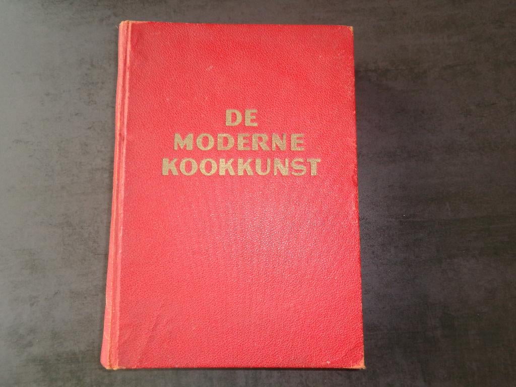 Oud kookboek in het Nederlands DE modern kookkunst, Ophalen