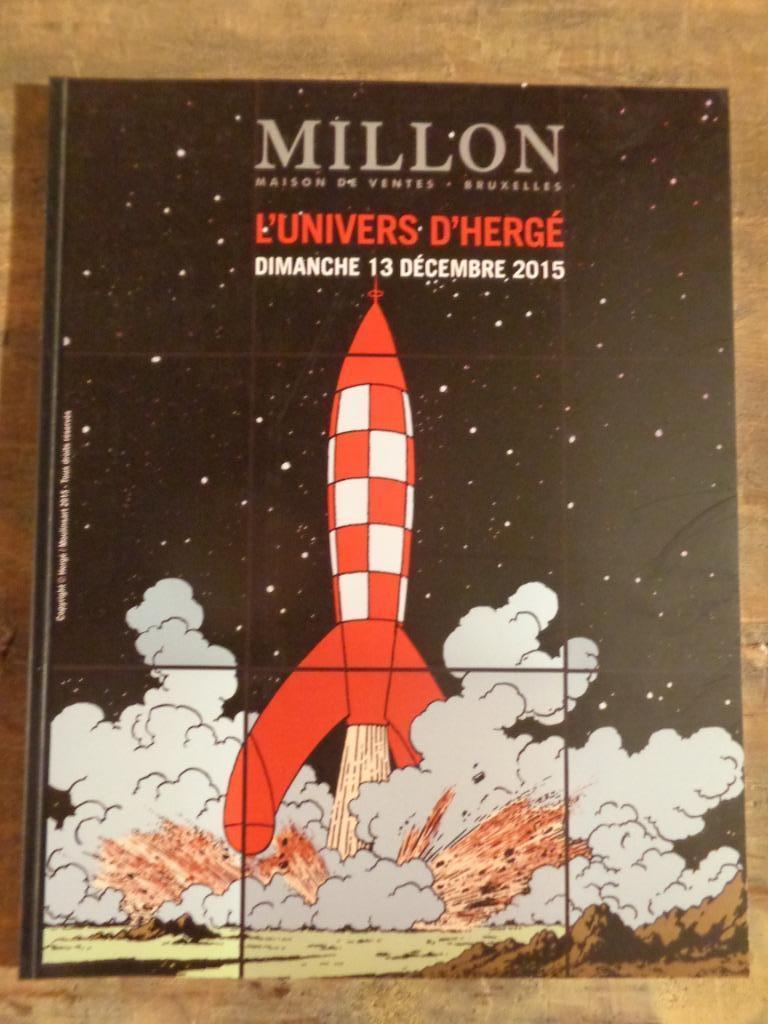 Kuifje - veilingcatalogus Millon: L'Univers d'Hergé, Verzenden, Kuifje