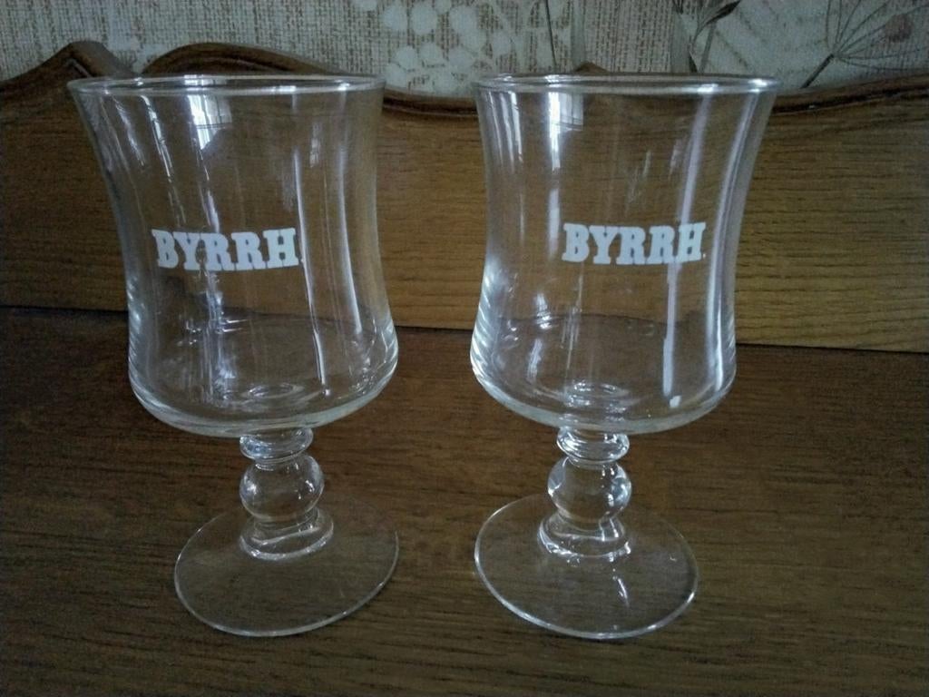Verres BYRRH, Enlèvement, Utilisé