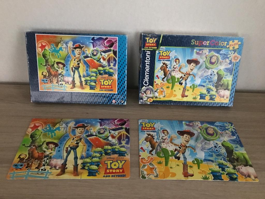 Puzzel 2x20stukken toy story, Enlèvement, 10 à 50 pièces, Utilisé