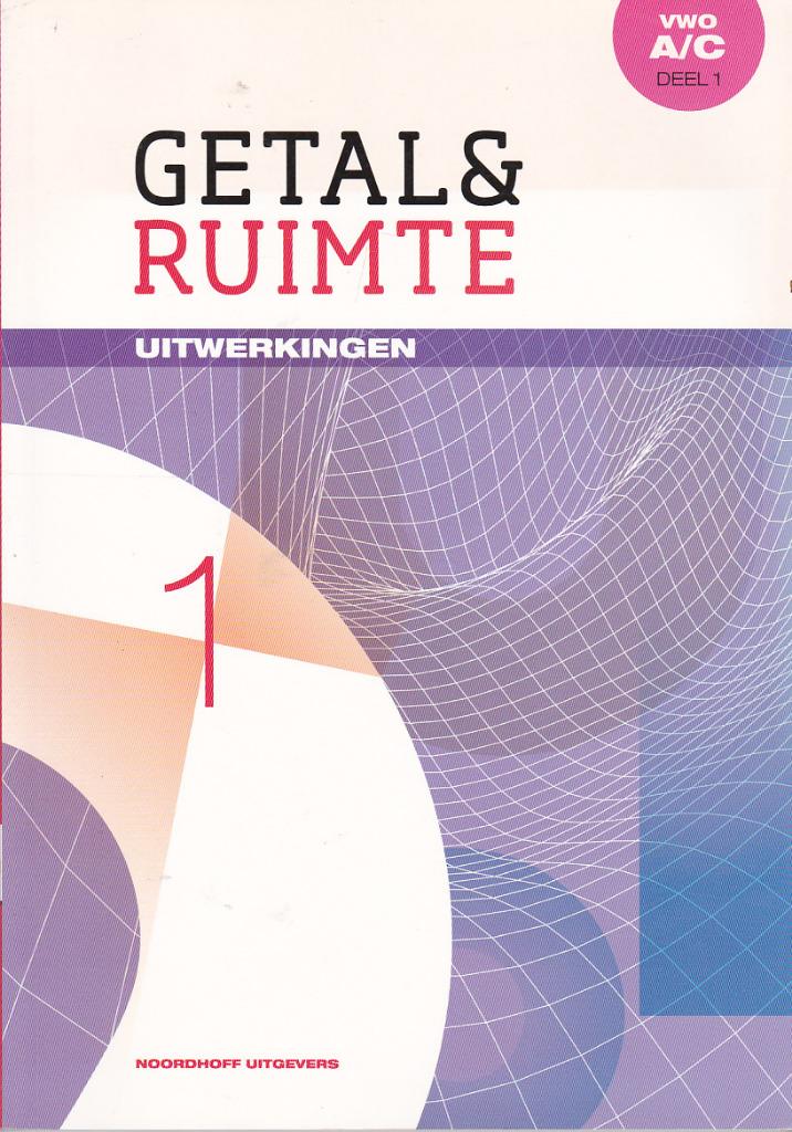 Getal & Ruimte 1. VWO A/C Deel 1., Wiskunde A, Nieuw, Ophalen of Verzenden, J.H. Dijkhuis e.a.