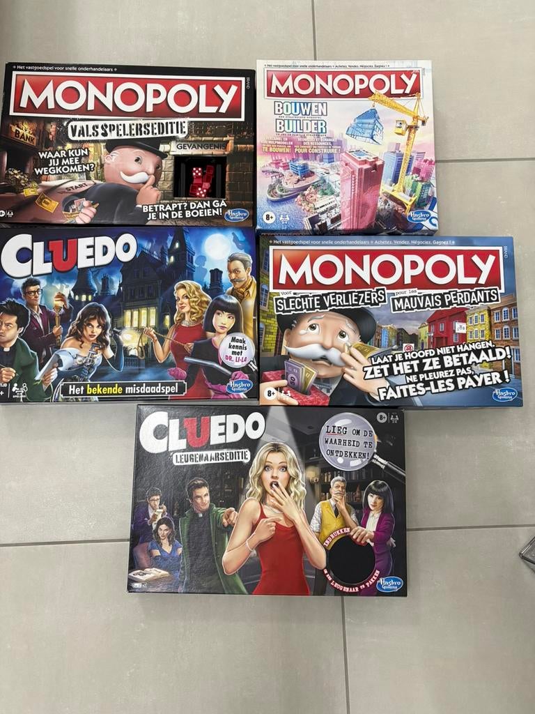 Monopoly - Cluedo gezelschapsspel, Ophalen, Zo goed als nieuw