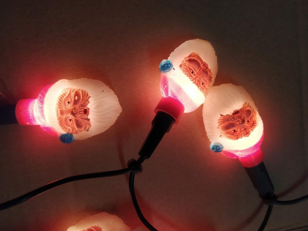 20 kerstman kopjes voor op de lampjes in de kerstboom, Diversen, Kerst, Ophalen of Verzenden