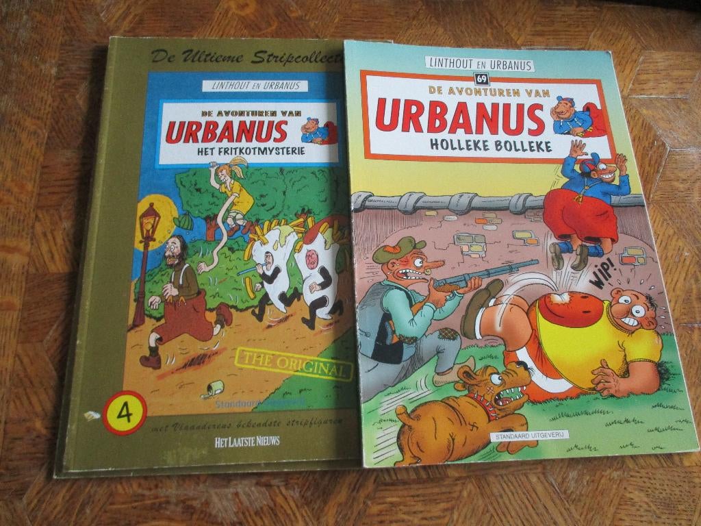Urbanus N 4 en 69, Meerdere stripboeken, Verzenden, Gelezen, Linthout en Urbanus