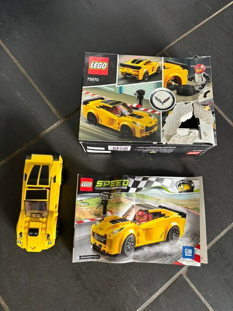 Lego Chevrolet Corvette Z06 - 75870, Ophalen of Verzenden, Zo goed als nieuw, Lego