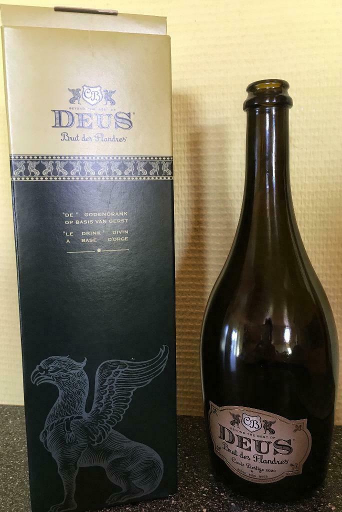 verpakking + fles DEUS, Enlèvement ou Envoi, Comme neuf, Bouteille(s)