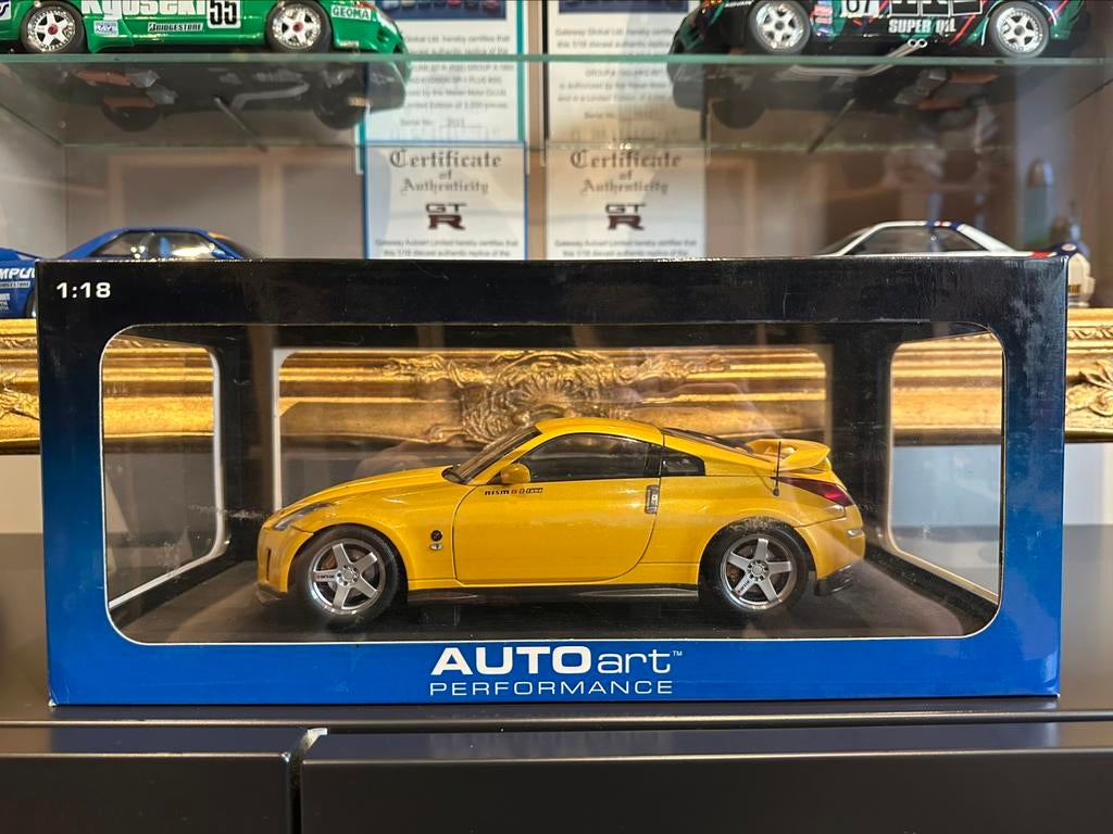 Nissan Fairlady Z Nismo S-tune version 2002 1:18, Enlèvement ou Envoi, Comme neuf, Voiture, Autoart