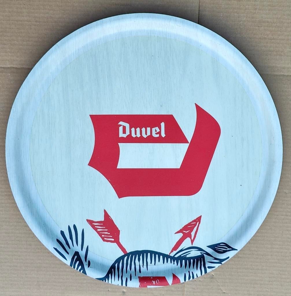 Grand plateau en bois Duvel, Enlèvement ou Envoi, Utilisé