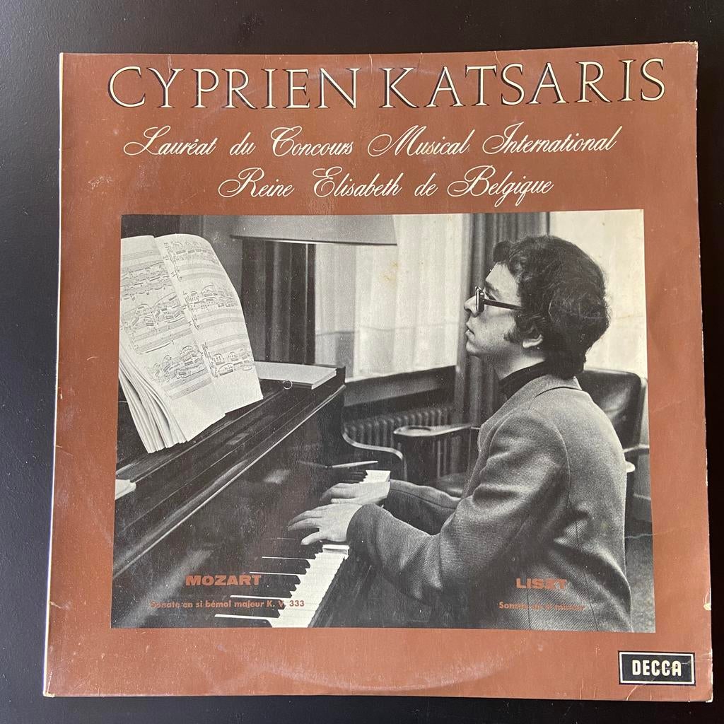 LP Elisabethwedstrijd 1972 Piano Cyprien Katsaris (signé), Enlèvement ou Envoi