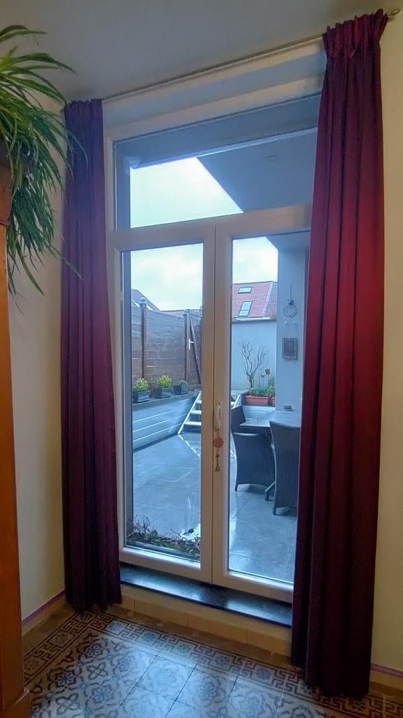 Zeer kwaliteitsvolle overgordijnen, Huis en Inrichting, Stoffering | Gordijnen en Lamellen, Ophalen, Zo goed als nieuw