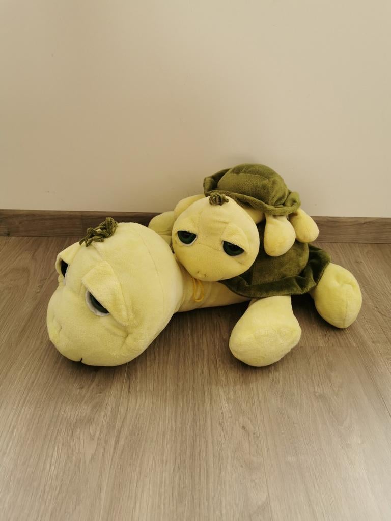 Knuffels schildpadden, Enfants & Bébés, Jouets | Peluches, Comme neuf, Autres types, Enlèvement ou Envoi
