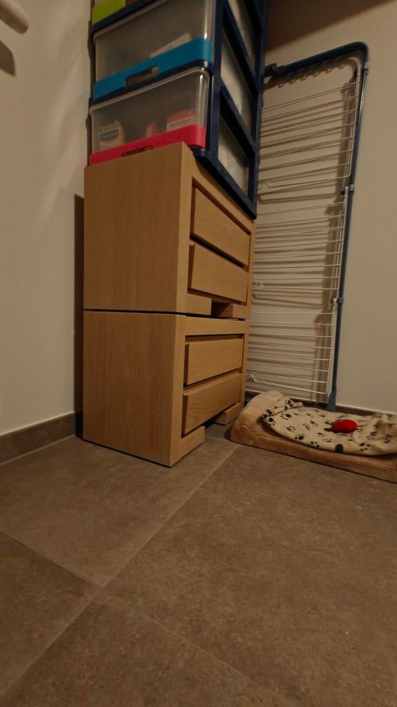 2 tables de chevet en chêne, Maison & Meubles, Enlèvement