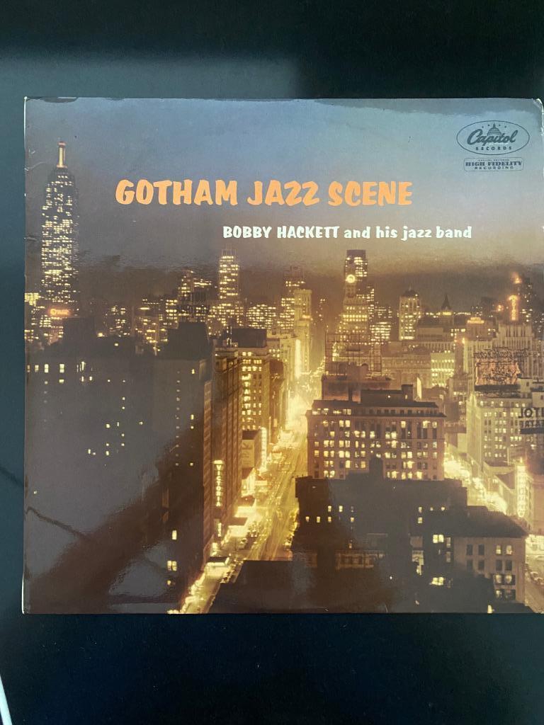 LP Bobby Hackett And His Jazz Band ‎– Gotham Jazz Scene, CD & DVD, Vinyles | Jazz & Blues, Comme neuf, Jazz, 1940 à 1960, 12 pouces
