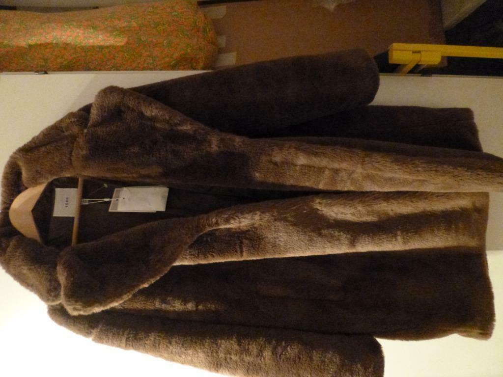 bruine jas imitatie bont, Kleding | Dames, Bruin, Nieuw, Ichi, Ophalen