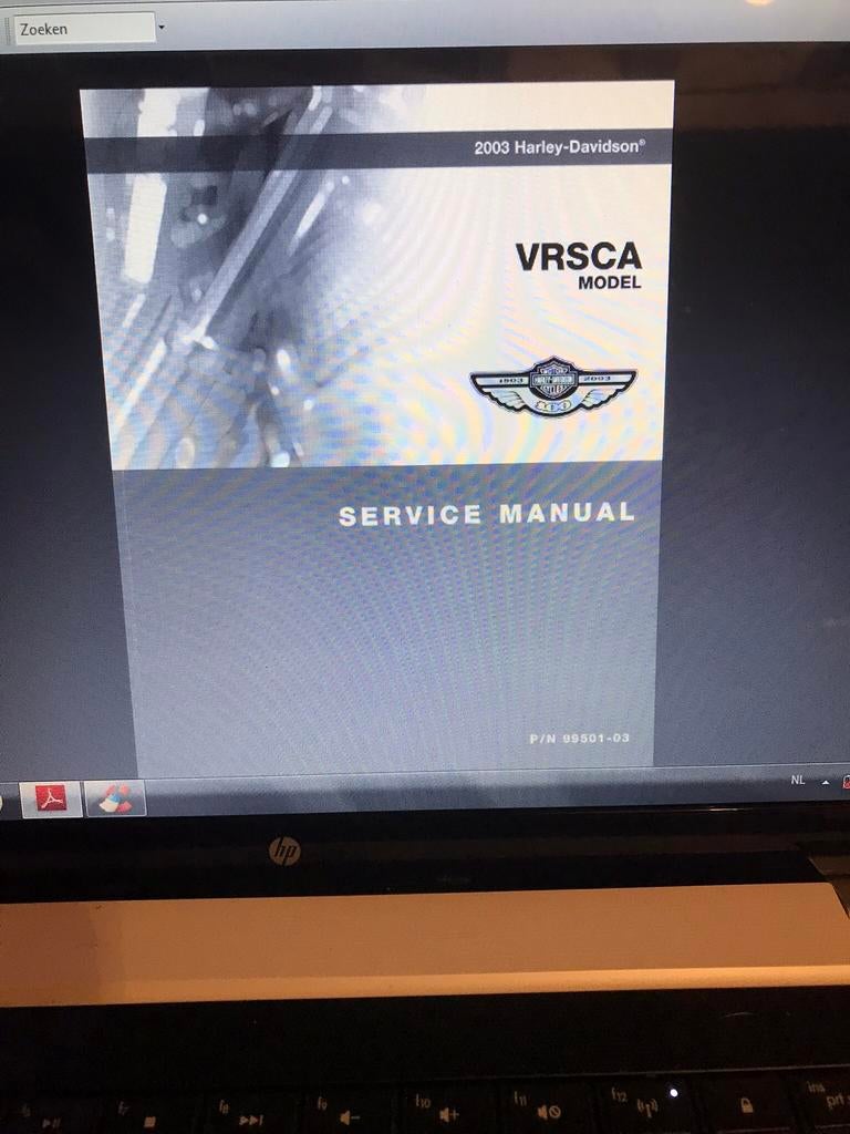Cd met service handleiding voor Harley Davidson, Motos, Modes d'emploi & Notices d'utilisation, Enlèvement ou Envoi, Harley-Davidson ou Buell