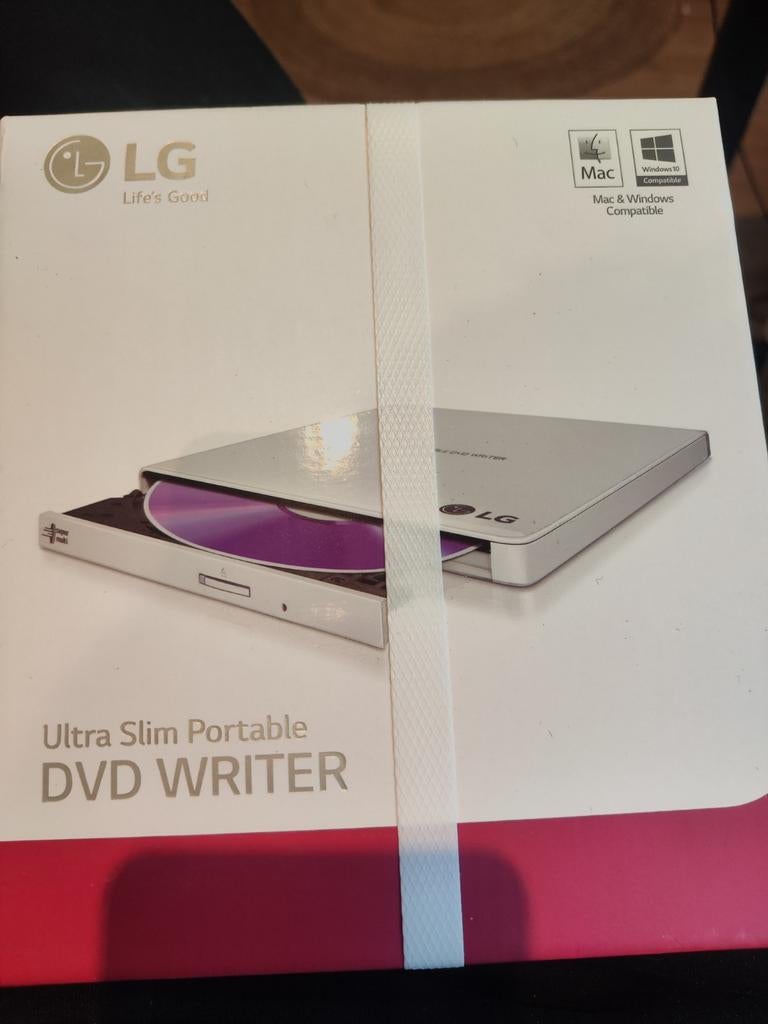 LG GP57EW40, Computers en Software, Optische drives, Nieuw, Extern, MacOS, Windows, Cd, Dvd, Ophalen