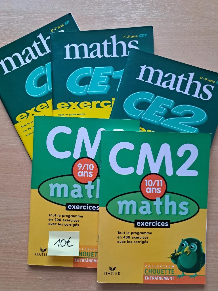 Chouette Math - Manuel scolaire math, Enlèvement, Utilisé, Primaire, Mathématiques A