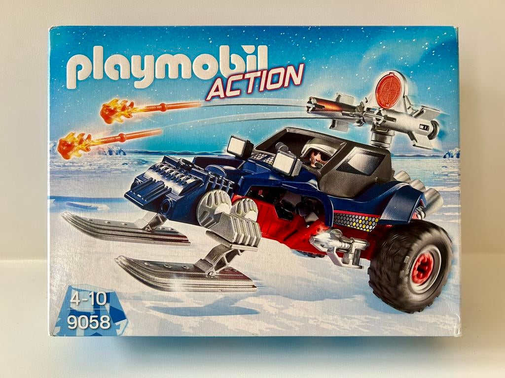 Nieuw: Playmobil 9058 Sneeuwscooter, Ophalen of Verzenden, Nieuw, Complete set