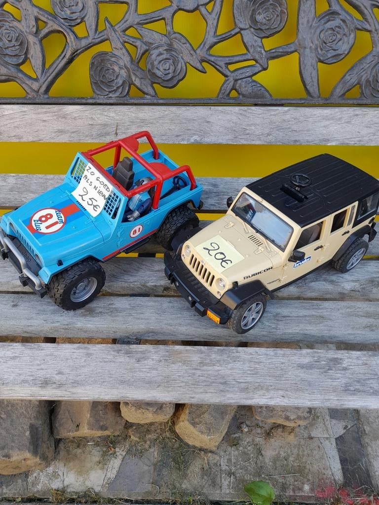 Onze Jeeps van bruder van mijnen zoon en mij team blue, Ophalen of Verzenden, Zo goed als nieuw