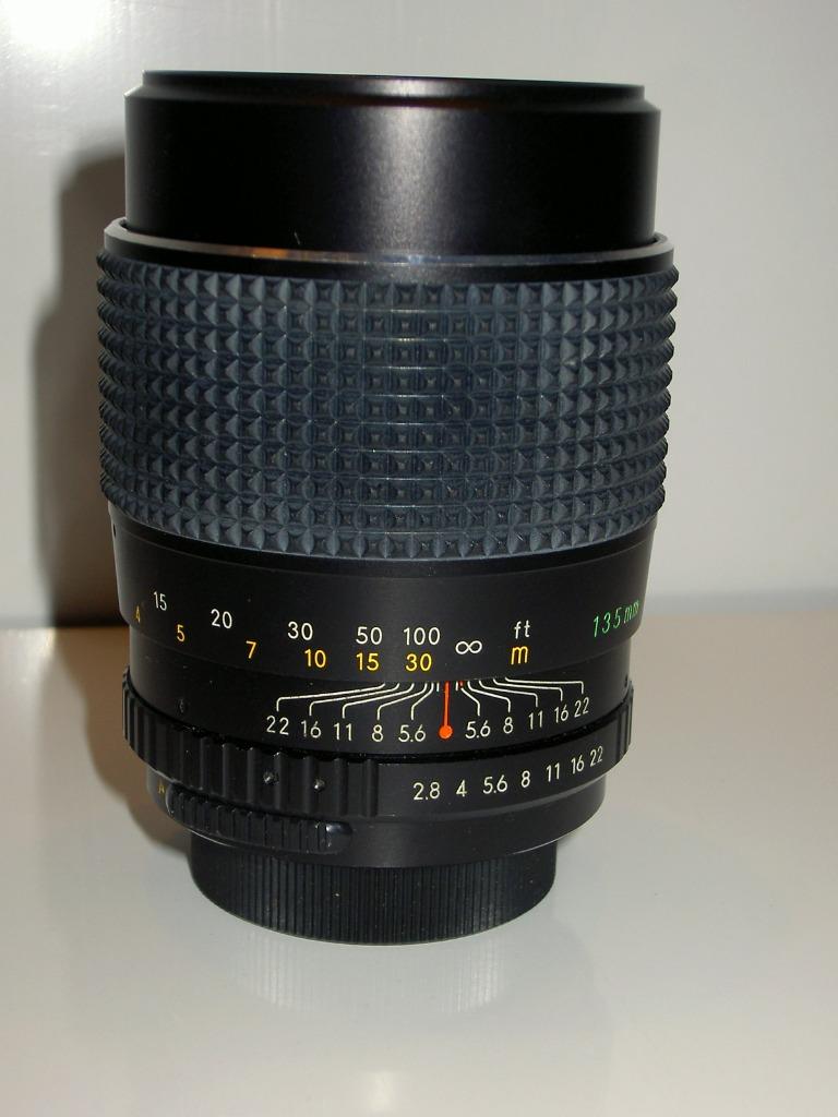 Telelens 135 mm, Enlèvement ou Envoi, Utilisé, Téléobjectif
