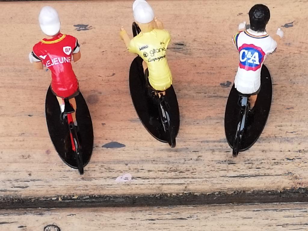 Lucien Van Impe Retrocoureurkes 3 stuks, Antiek en Kunst, Verzenden