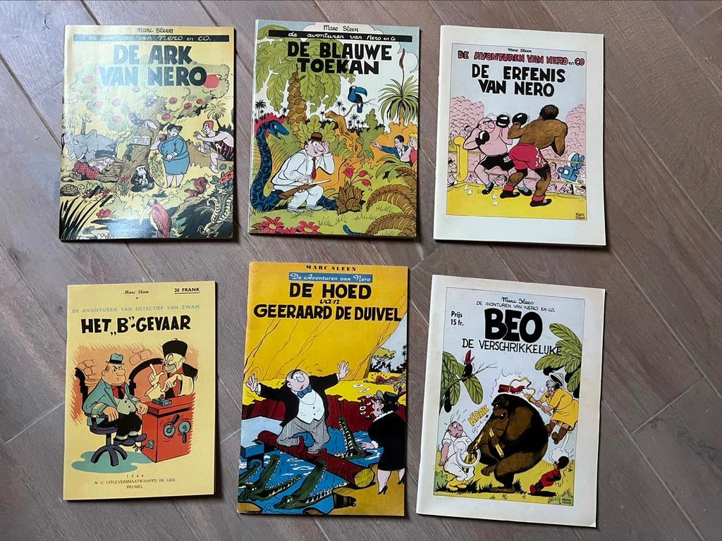 6x pseudo-facsimile uitgave van Nero van Marc Sleen, Ophalen of Verzenden, Overige figuren, Nieuw, Overige typen