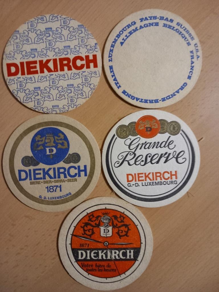 Sous-bocks Diekirch, Luxembourg (367), Collections, Enlèvement ou Envoi, Comme neuf