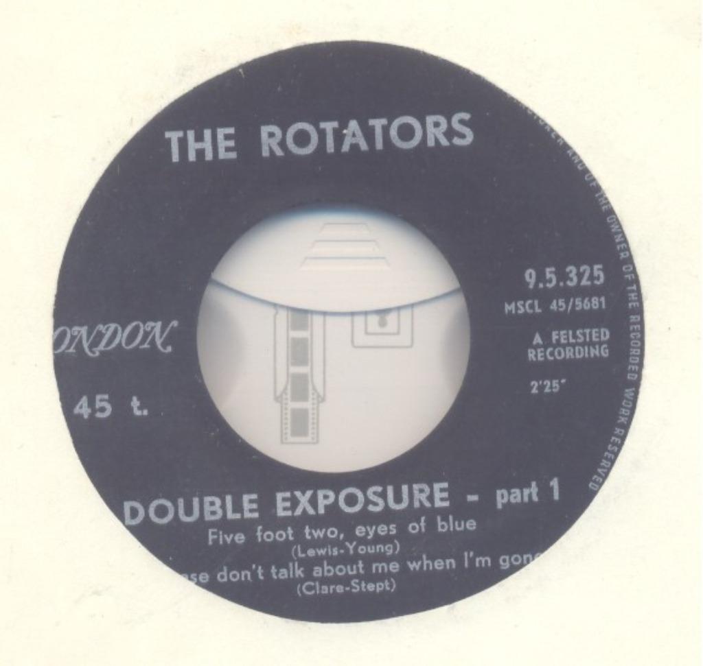 The Rotators – Double Exposure Part 1 & 2 - Single, Enlèvement, Utilisé, Pop