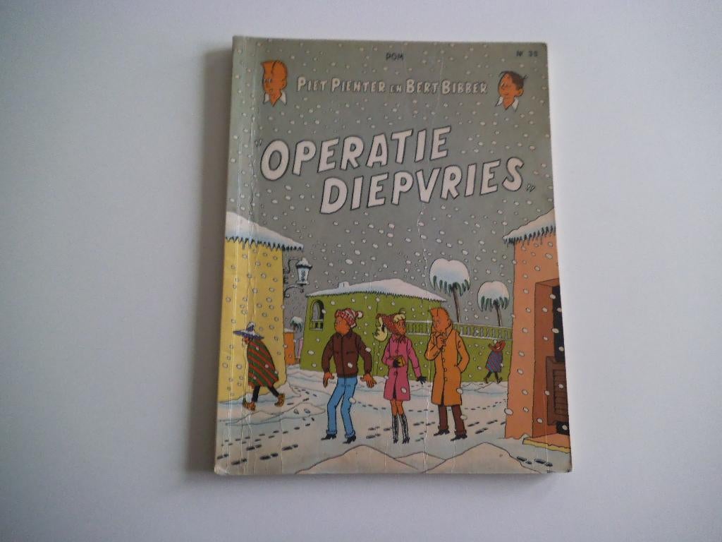 Piet pienter en Bert Bibber 35 Operatie diepvries E.D., Livres, BD, Utilisé, Une BD, Enlèvement ou Envoi